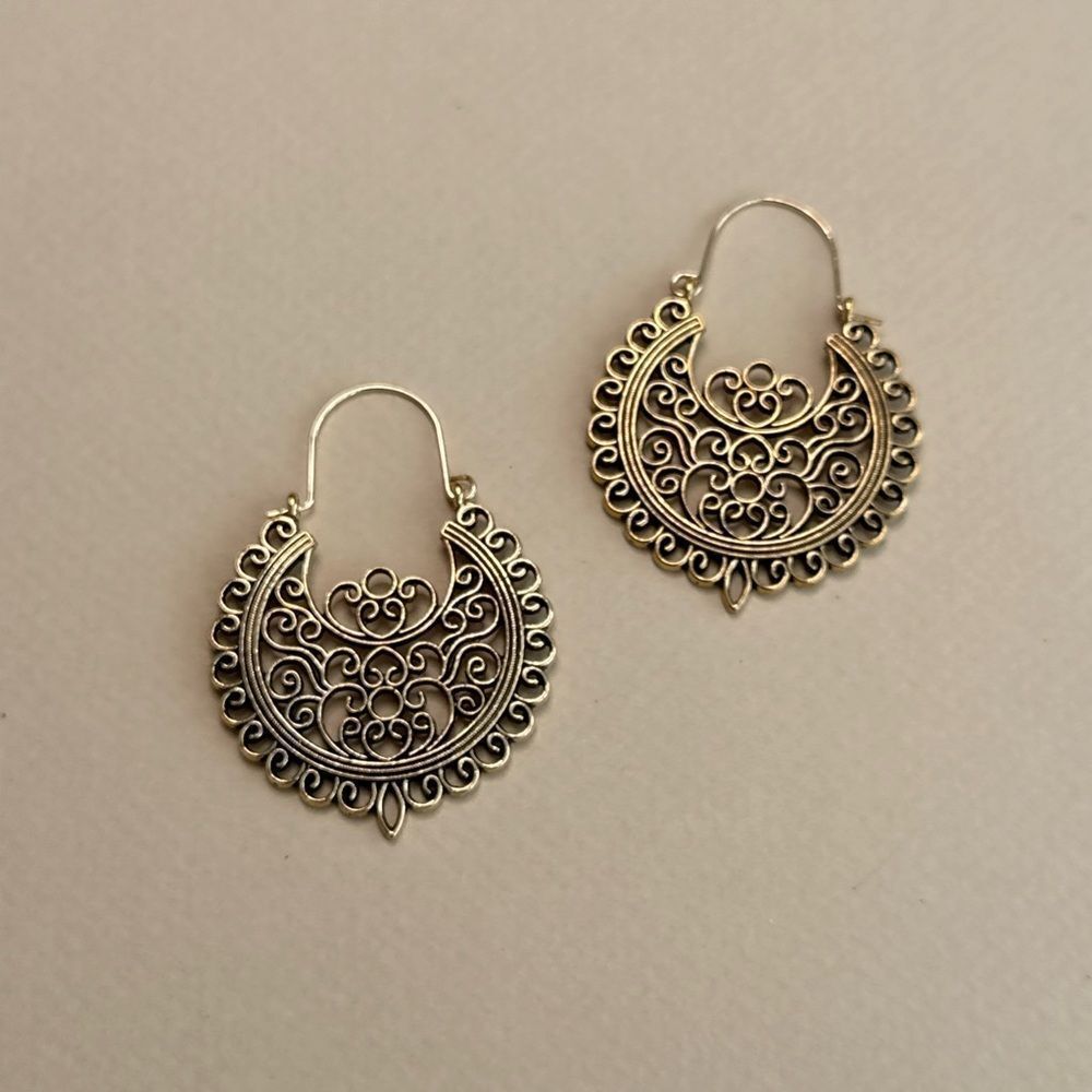 Boho Hoop Earrings #2210 - Picture 2 of 5